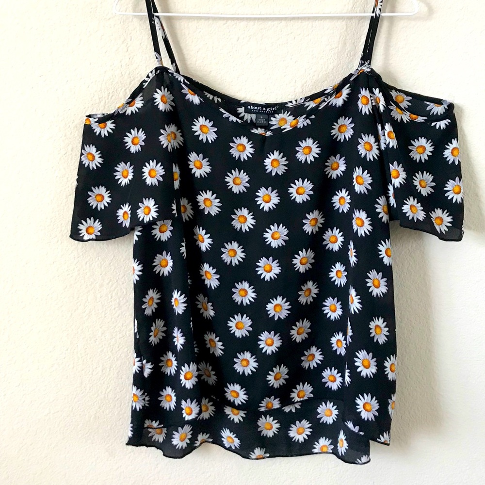 Sunflower Cold Shoulder Blouse